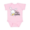 thumbnail image 1 of Inktastic My 1st Easter with Cute Bunny and Carrot Boys or Girls Baby Bodysuit, 1 of 5