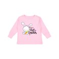 thumbnail image 1 of Inktastic My 1st Easter with Cute Bunny and Carrot Boys or Girls Long Sleeve Toddler T-Shirt, 1 of 5