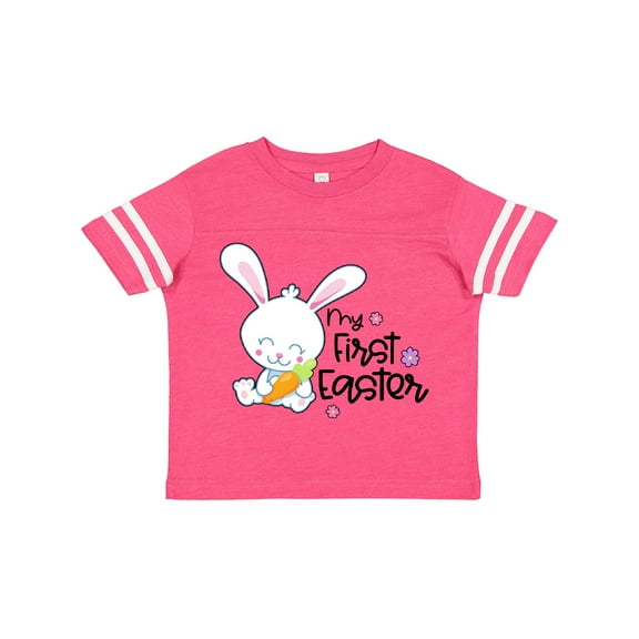 Inktastic My 1st Easter with Cute Bunny and Carrot Boys or Girls Toddler T-Shirt