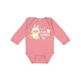 thumbnail image 1 of Inktastic My 1st Easter with Cute Lamb and Easter Eggs Boys or Girls Long Sleeve Baby Bodysuit, 1 of 5