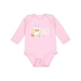 thumbnail image 1 of Inktastic My 1st Easter with Cute Lamb and Easter Eggs Boys or Girls Long Sleeve Baby Bodysuit, 1 of 5