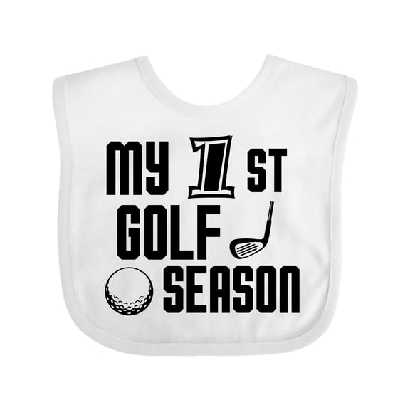 Inktastic My 1st Golf Season Boys Baby Bib
