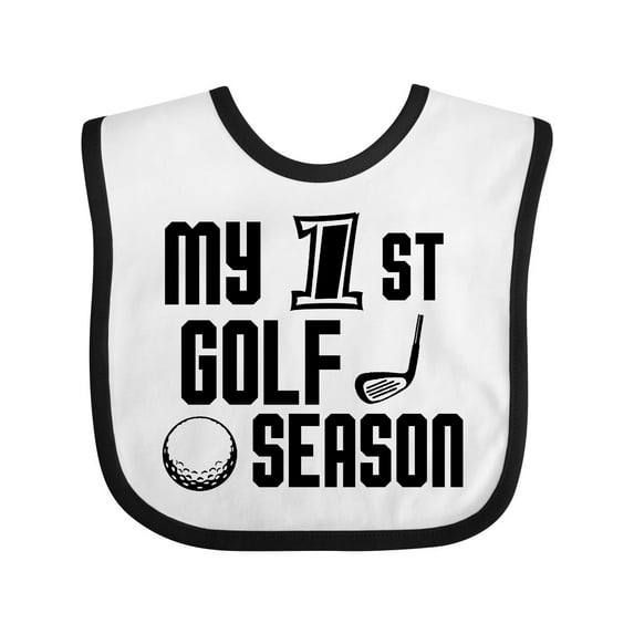 Inktastic My 1st Golf Season Boys Baby Bib
