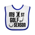 thumbnail image 1 of Inktastic My 1st Golf Season Boys Baby Bib, 1 of 4