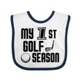thumbnail image 1 of Inktastic My 1st Golf Season Boys Baby Bib, 1 of 4