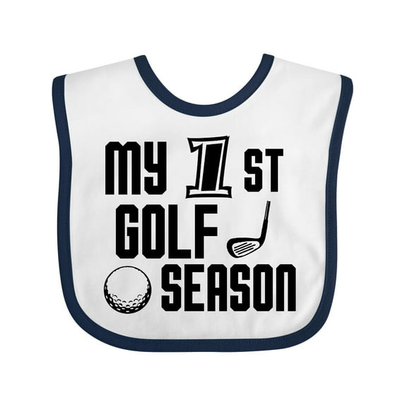 Inktastic My 1st Golf Season Boys Baby Bib