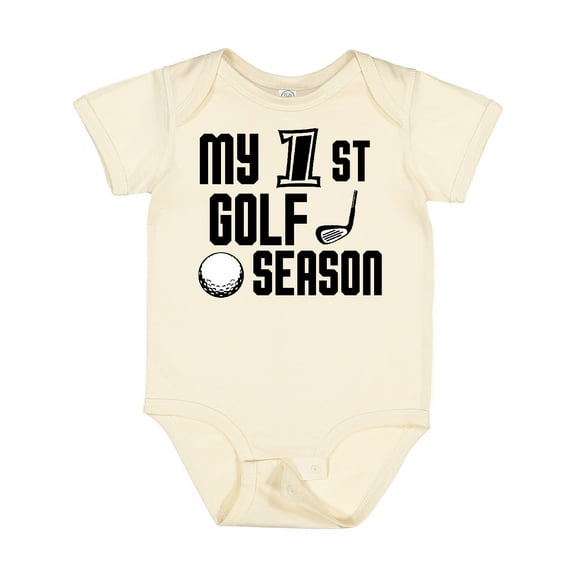 Inktastic My 1st Golf Season Boys Baby Bodysuit