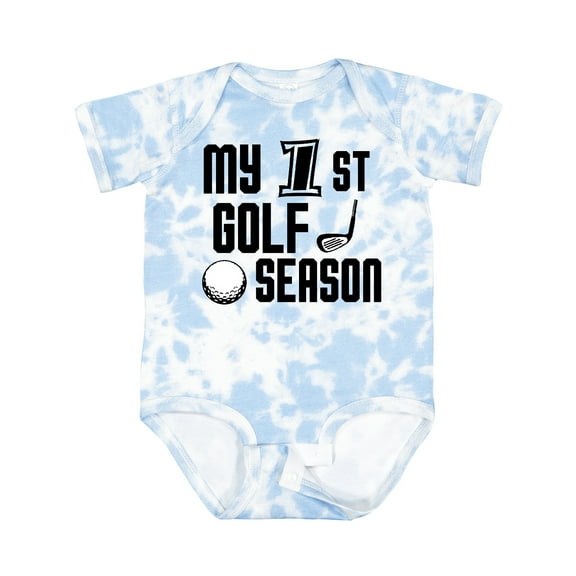 Inktastic My 1st Golf Season Boys Baby Bodysuit
