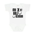 thumbnail image 1 of Inktastic My 1st Golf Season Boys Baby Bodysuit, 1 of 5