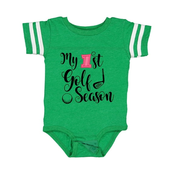 Inktastic My 1st Golf Season Girls Baby Bodysuit