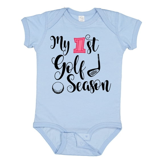 Inktastic My 1st Golf Season Girls Baby Bodysuit