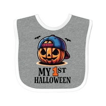 Inktastic My 1st Halloween Boys Pumpkin Boys Baby Bib