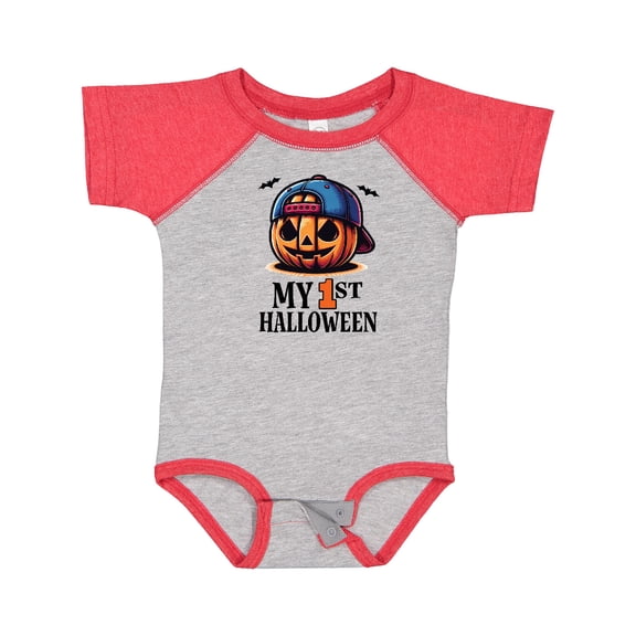Inktastic My 1st Halloween Boys Pumpkin Boys Baby Bodysuit