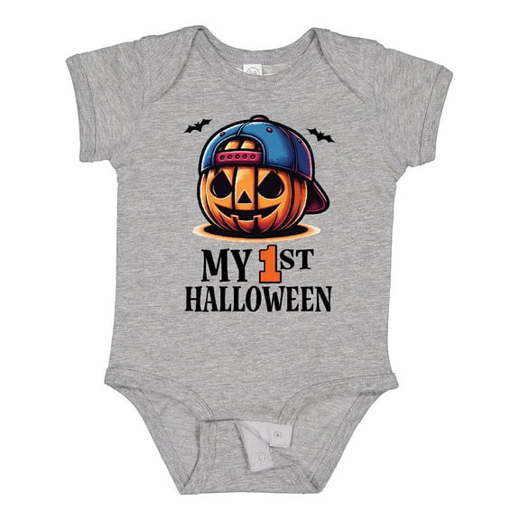 Inktastic My 1st Halloween Boys Pumpkin Boys Baby Bodysuit