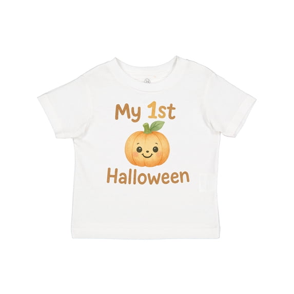 Inktastic My 1st Halloween Cute Pumpkin Baby Theme Boys or Girls Baby T-Shirt