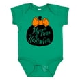 thumbnail image 1 of Inktastic My 1st Halloween with Pumpkin and Orange Bow Boys or Girls Baby Bodysuit, 1 of 5