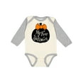 thumbnail image 1 of Inktastic My 1st Halloween with Pumpkin and Orange Bow Boys or Girls Long Sleeve Baby Bodysuit, 1 of 5