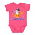 thumbnail image 1 of Inktastic My 1st Halloween with Unicorn Witch Girls Baby Bodysuit, 1 of 5