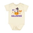 thumbnail image 1 of Inktastic My 1st Halloween with Unicorn Witch Girls Baby Bodysuit, 1 of 5