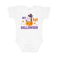thumbnail image 1 of Inktastic My 1st Halloween with Unicorn Witch Girls Baby Bodysuit, 1 of 5