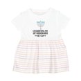 thumbnail image 1 of Inktastic My 1st Hanukkah Celebration Girls Baby Dress, 1 of 5