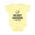 thumbnail image 1 of Inktastic My 1st Hanukkah Dreidel Boys or Girls Baby Bodysuit, 1 of 5