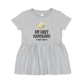 thumbnail image 1 of Inktastic My 1st Hanukkah Dreidel Girls Baby Dress, 1 of 5