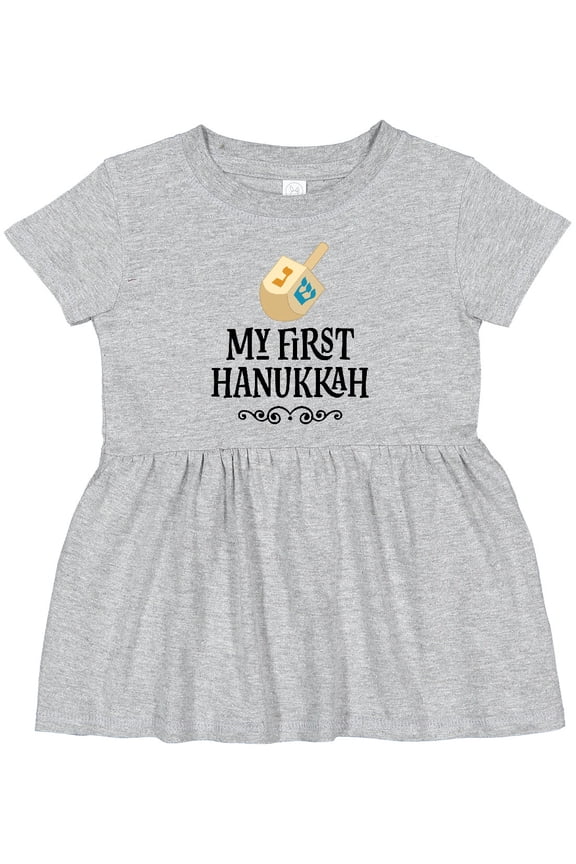 My 1st Hanukkah Dreidel Girls Baby Dress
