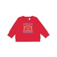 thumbnail image 1 of Inktastic My 1st Hanukkah Sweater Style Design Menorah and Dreidels Baby Sweatshirt, 1 of 4