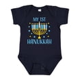 thumbnail image 1 of Inktastic My 1st Hanukkah with Menorah and Stars Boys or Girls Baby Bodysuit, 1 of 5