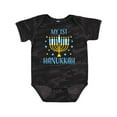 thumbnail image 1 of Inktastic My 1st Hanukkah with Menorah and Stars Boys or Girls Baby Bodysuit, 1 of 5