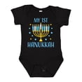 thumbnail image 1 of Inktastic My 1st Hanukkah with Menorah and Stars Boys or Girls Baby Bodysuit, 1 of 5