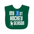 thumbnail image 1 of Inktastic My 1st Hockey Season Boys Baby Bib, 1 of 4