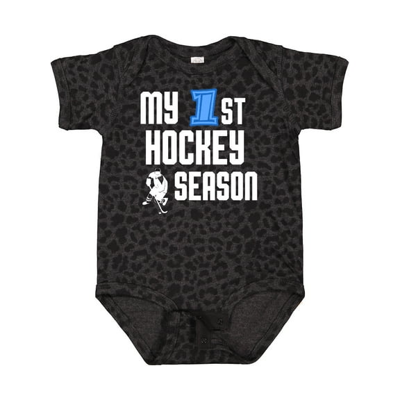 Inktastic My 1st Hockey Season Boys Baby Bodysuit