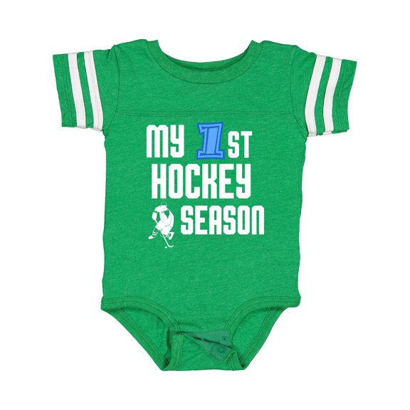 Inktastic My 1st Hockey Season Boys Baby Bodysuit