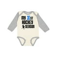 thumbnail image 1 of Inktastic My 1st Hockey Season Boys Long Sleeve Baby Bodysuit, 1 of 5