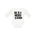 thumbnail image 1 of Inktastic My 1st Hockey Season Boys Long Sleeve Baby Bodysuit, 1 of 5