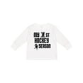 thumbnail image 1 of Inktastic My 1st Hockey Season Boys Long Sleeve Toddler T-Shirt, 1 of 5