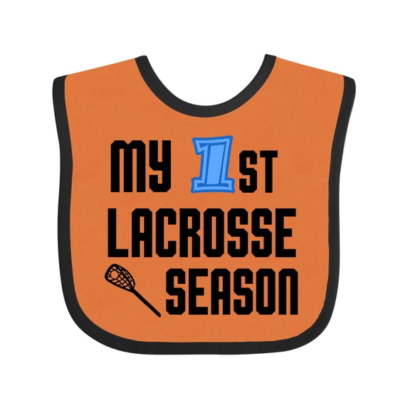 Inktastic My 1st Lacrosse Season Boys Baby Bib