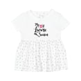 thumbnail image 1 of Inktastic My 1st Lacrosse Season Girls Baby Dress, 1 of 5