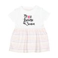 thumbnail image 1 of Inktastic My 1st Lacrosse Season Girls Baby Dress, 1 of 5