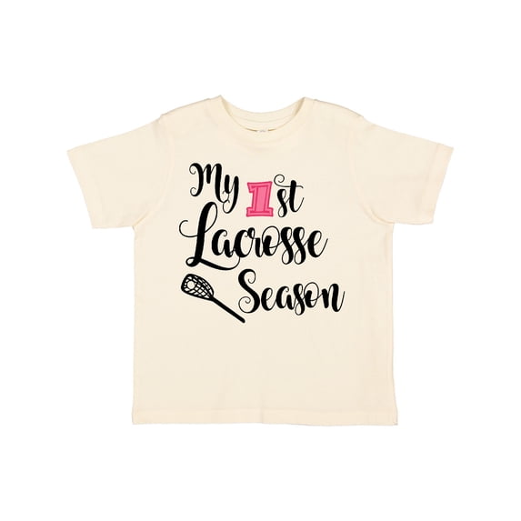 Inktastic My 1st Lacrosse Season Girls Toddler T-Shirt