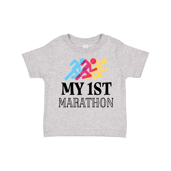 Inktastic My 1st Marathon Race Boys or Girls Toddler T-Shirt