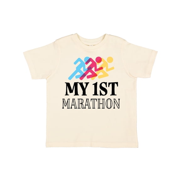 Inktastic My 1st Marathon Race Boys or Girls Toddler T-Shirt