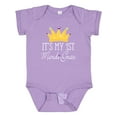 thumbnail image 1 of Inktastic My 1st Mardi Gras Crown Girls Baby Bodysuit, 1 of 5