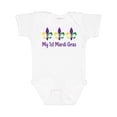 thumbnail image 1 of Inktastic My 1st Mardi Gras Fleur De Lis Boys or Girls Baby Bodysuit, 1 of 5