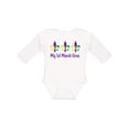 thumbnail image 1 of Inktastic My 1st Mardi Gras Fleur De Lis Boys or Girls Long Sleeve Baby Bodysuit, 1 of 5