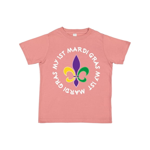 Inktastic My 1st Mardi Gras Fleur De Lis Party Boys or Girls Toddler T-Shirt