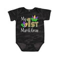 thumbnail image 1 of Inktastic My 1st Mardi Gras with Mask Boys or Girls Baby Bodysuit, 1 of 5