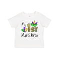 thumbnail image 1 of Inktastic My 1st Mardi Gras with Mask Boys or Girls Baby T-Shirt, 1 of 5